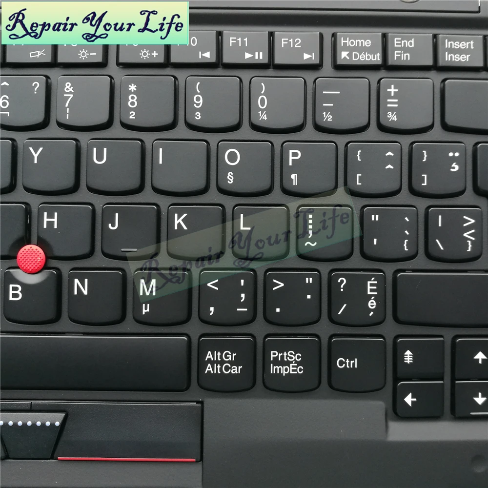 Teclado retroiluminado de Reino Unido CF, reposamanos para Lenovo Thinkpad X1 Carbon 1st Gen 2013, 3443, 3444, 3446, portátil 00HT037, 00HT009, 04Y0795, 04Y0989 - imagen 4