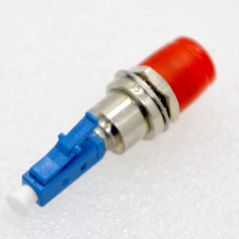 Conector de fibra óptica de 1 piezas, adaptador de fibra hembra LC macho-FC OM1, acoplador de brida multimodo de modo único OM2, envío gratis - imagen 2