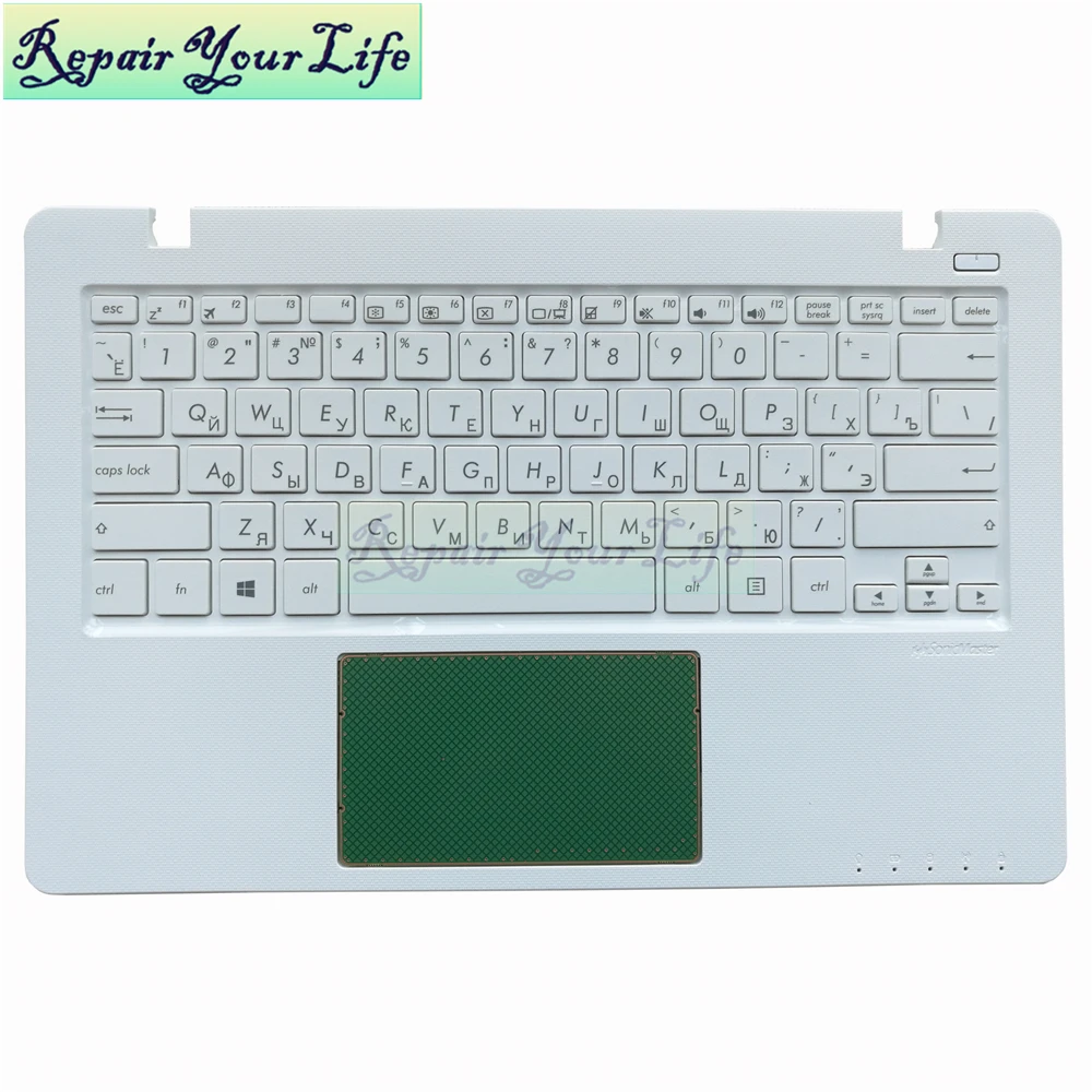 RU teclado ruso con reposamanos para Asus X200 X200CA X200MA X200LA teclas blancas teclados piezas de ordenador portátil 90NB02X1 R30280