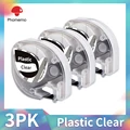 3PK Clear Plastic