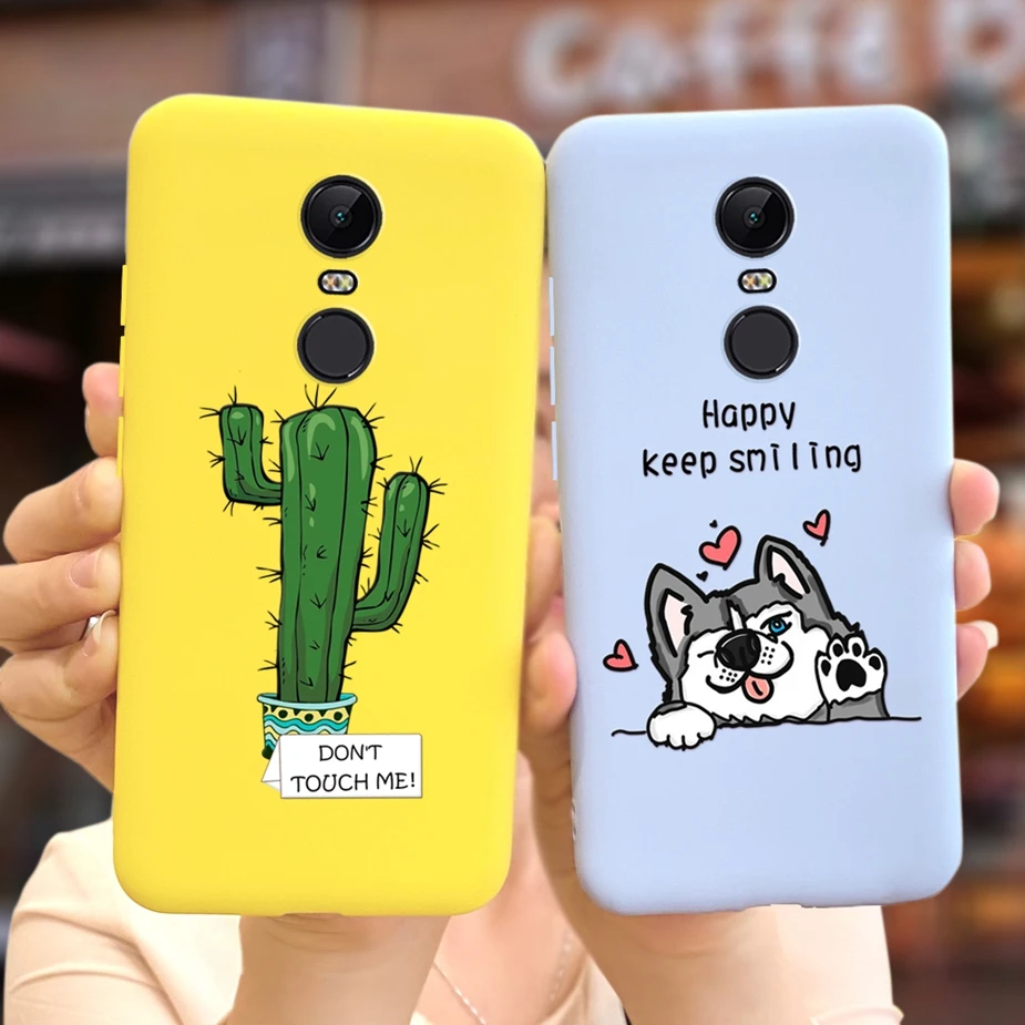 Funda de silicona suave para Xiaomi Redmi 5 Plus, carcasa bonita de TPU a prueba de golpes para Xiaomi Redmi Note 3, 4, 4X, Redmi5 Plus - imagen 4