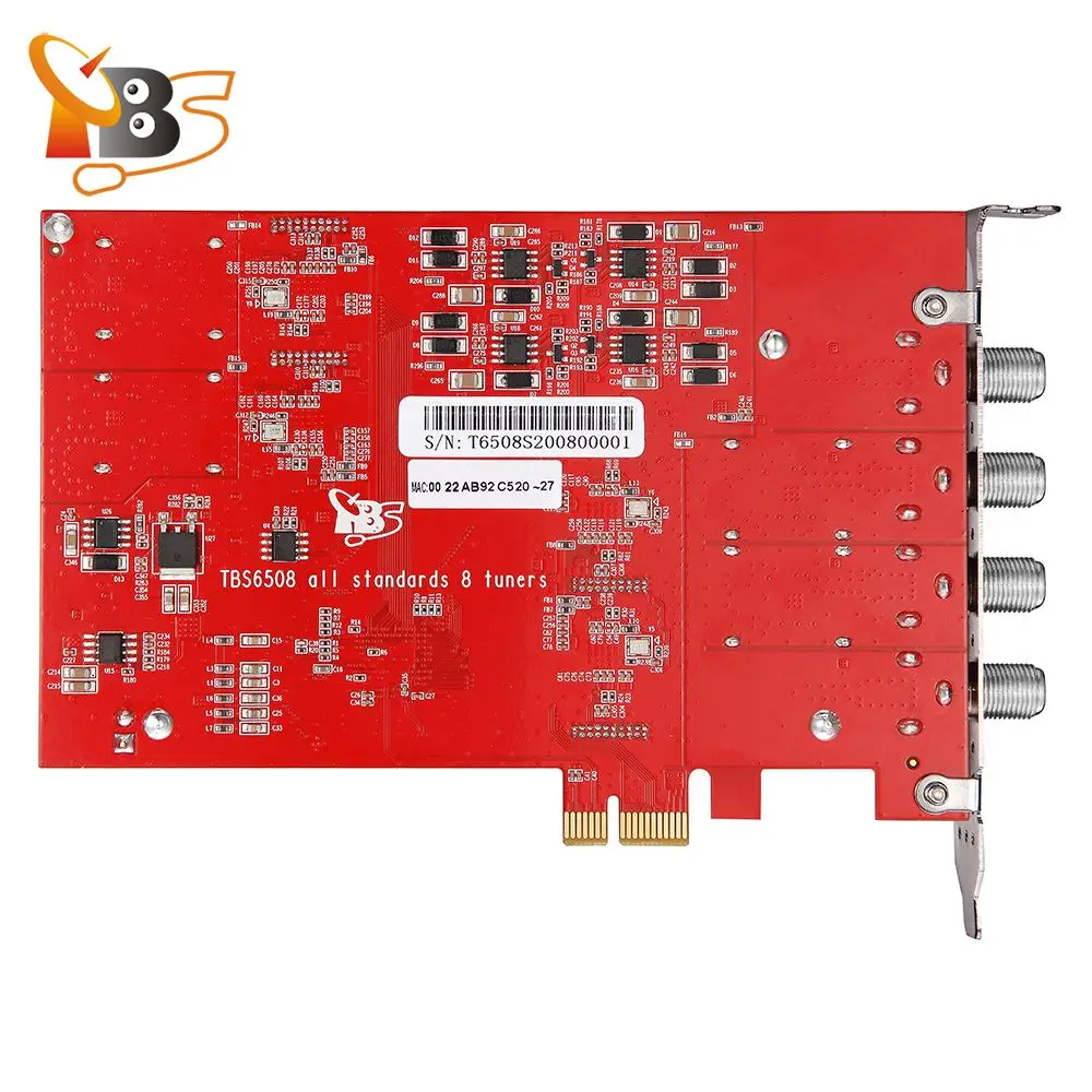 Sintonizador de tarjeta PCI-e compatible con VCM, CCM, QPSK, 8PSK, 16APSK, 32APSK, TBS6508, DVB-S2X/S2/S/T2/T/C2/C/ISDB-T - imagen 5