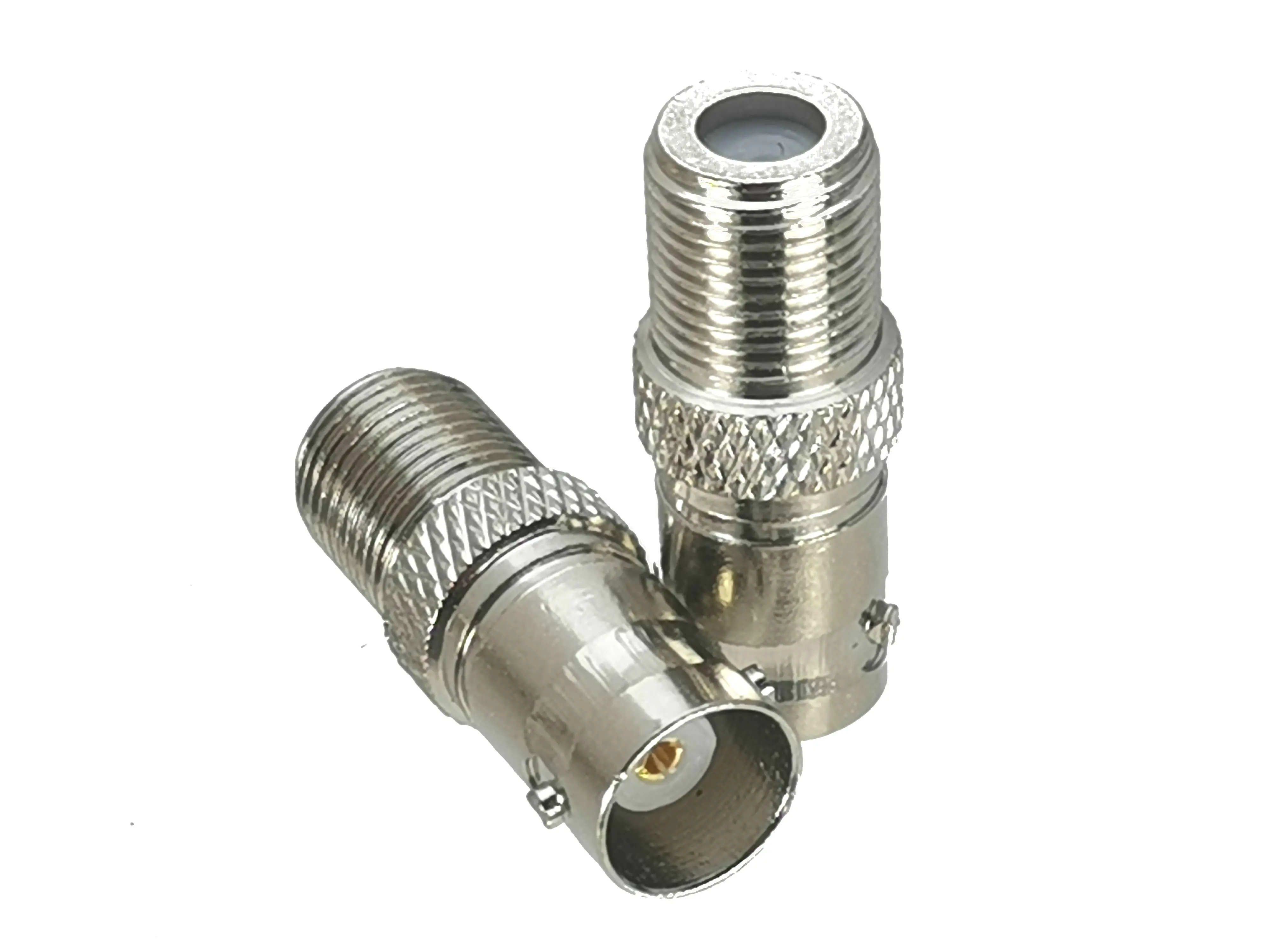 Adaptador F a BNC – coaxial RF 50 ohm – latón - imagen 4