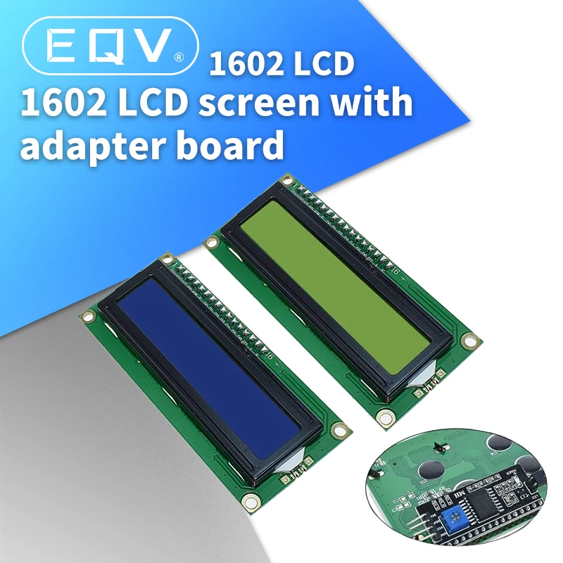 Módulo LCD para arduino 1602, pantalla verde IIC/I2C 1602, mega2560 UNO r3, 1 unidad