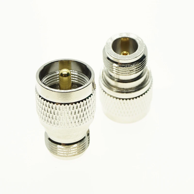 Adaptador UHF PL259 a BNC N SMA – Ángulo Brida Macho/Hembra Latón - imagen 4