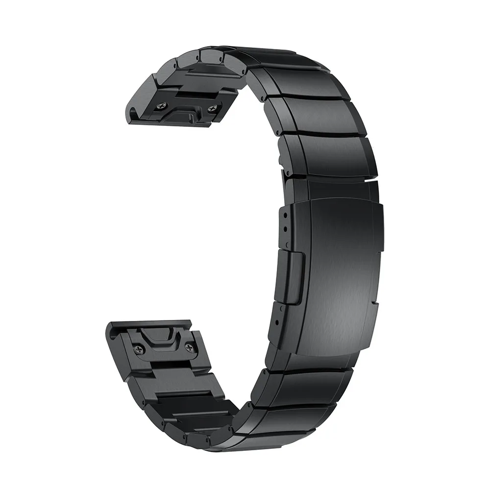Correa de reloj de Metal QuickFit 20/22/26mm para Garmin Fenix 7X 7 7S 6 6S 6X Pro 5X 5 Epix 2 pulsera de acero inoxidable para reloj inteligente - imagen 2