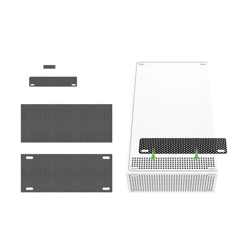 Funda 11 en 1 a prueba de polvo, Kits de paquete de tapón de malla para consola de juegos Xbox Series S X, cubierta de prevención de silicona, Kit a prueba de polvo - imagen 4