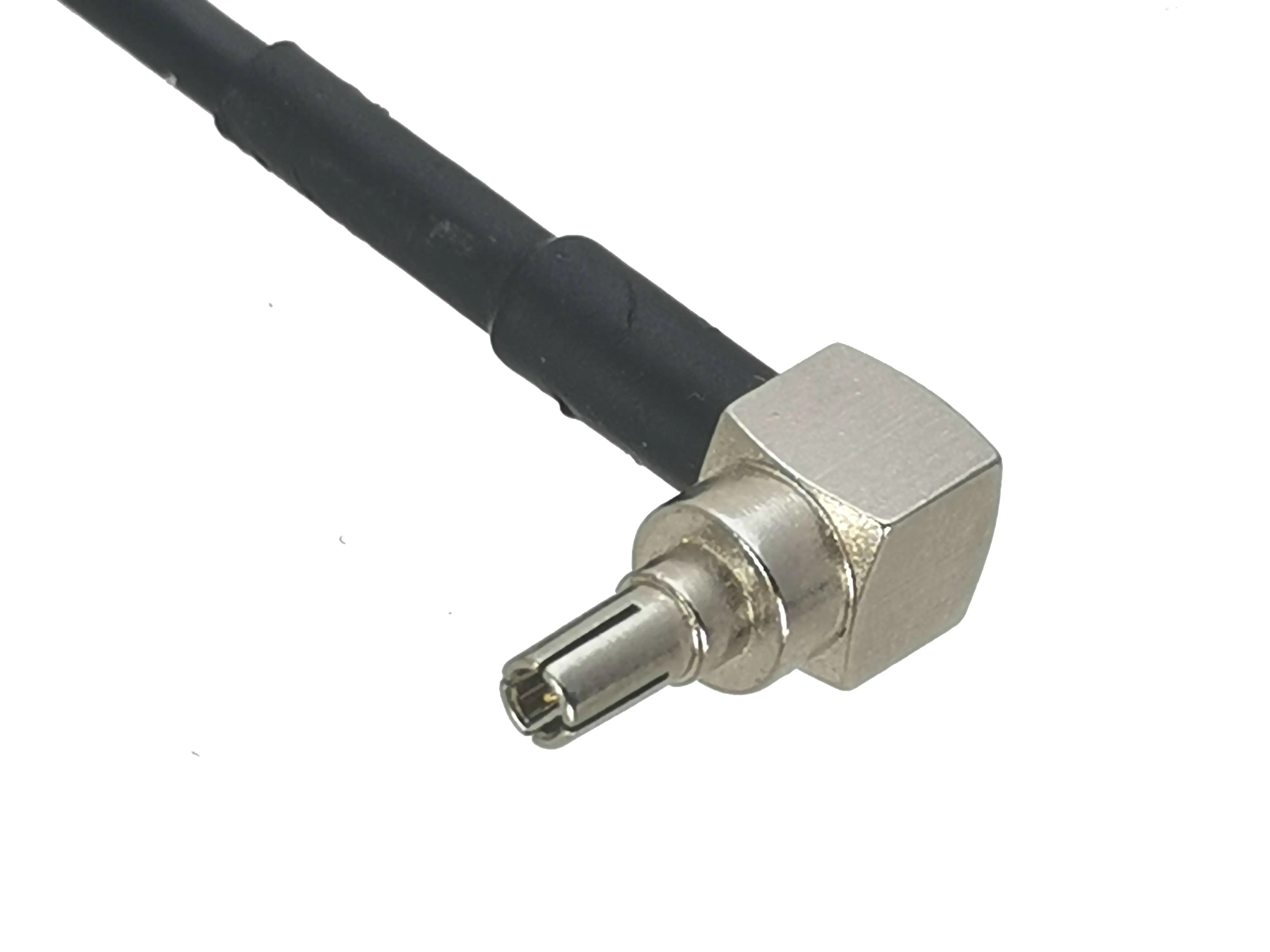 Conector RP-SMA CRC9 chapado níquel 50ohm