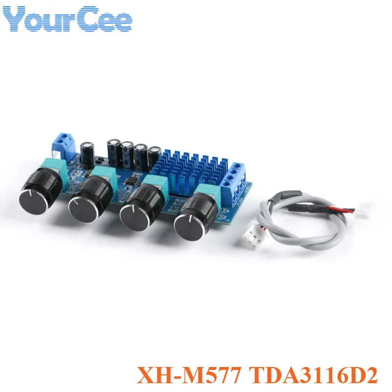 Placa amplificadora Digital XH-M577 TDA3116D2 2x80W 80W + 80W reproducción de módulo de tono de Audio de doble canal de alta potencia
