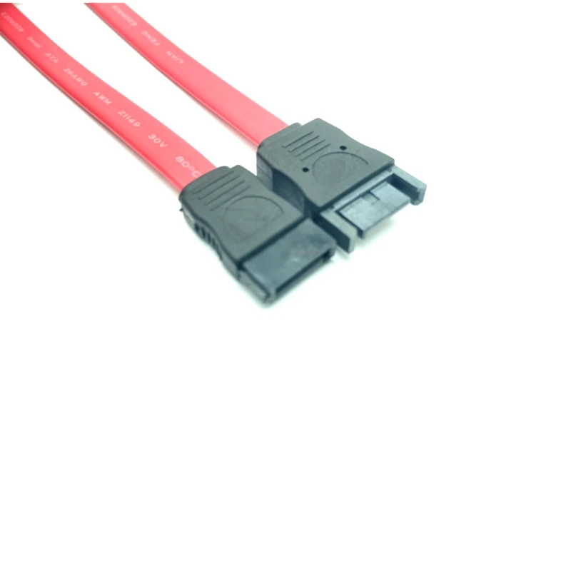 0,5 M HDD Serial ATA SATA macho a SATA hembra convertidor Cable de datos Cable de extensión SATA para disco duro de computadora 7 pines - imagen 4