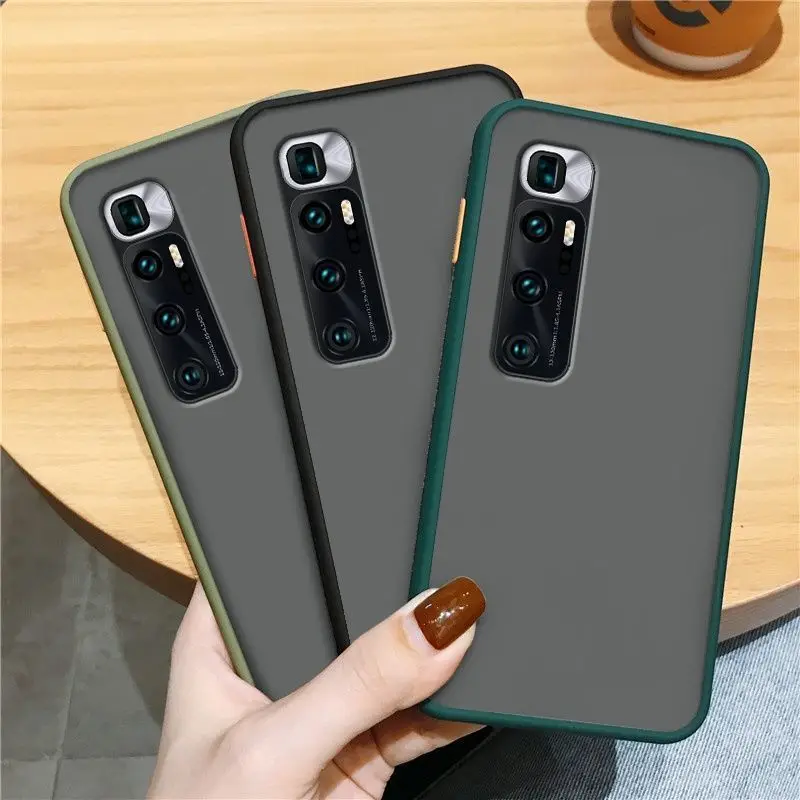 Para Xiaomi Mi 10 Ultra funda dura transparente mate a prueba de golpes funda protectora trasera para xiaomi mi10 ultra mi 10ultra shell