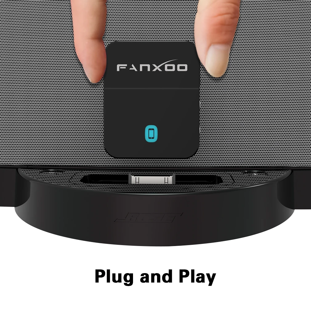 Fanxoo adaptador Bluetooth de 30 pines 5,0 Audio Mini receptor Bluetooth para Bose Sounddock JBL YAMAHA IPhone IPod Jack altavoz analógico - imagen 4