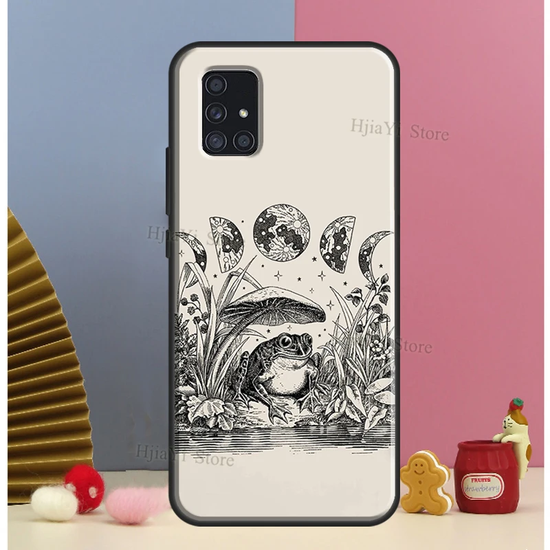 Funda de teléfono de bruja Gótica De Luna oculta para Samsung A71, A51, A41, A31, A11, A12, A32, A52, A72, A20e, A21S, A02S, A10, A40, A50, A70 - imagen 2