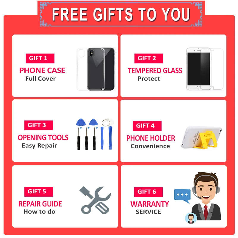 Pantalla AAA para iPhone 7, 8 Plus, SE 2020, montaje de Pantalla LCD, digitalizador táctil, repuesto de Pantalla de cristal frontal, herramientas, cubierta de TPU - imagen 2