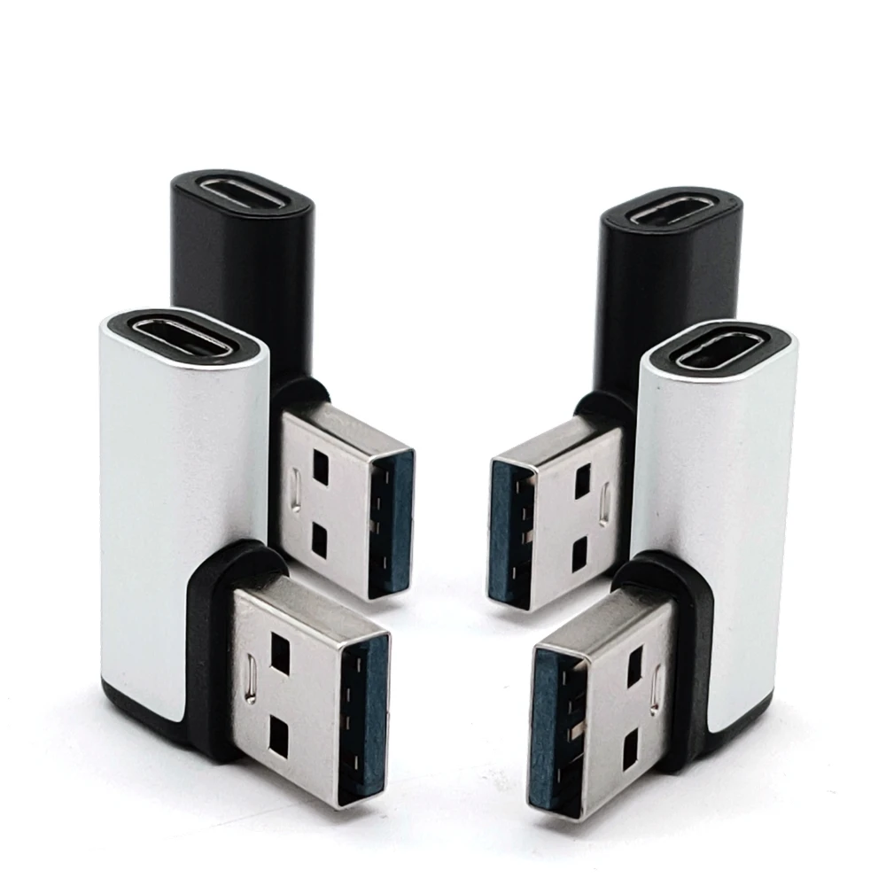 90 grad seite ellenbogen USB 3,1 lade adaptador de datos tipo C USB-C weibliche zu 3,0 m Σnlich - imagen 2