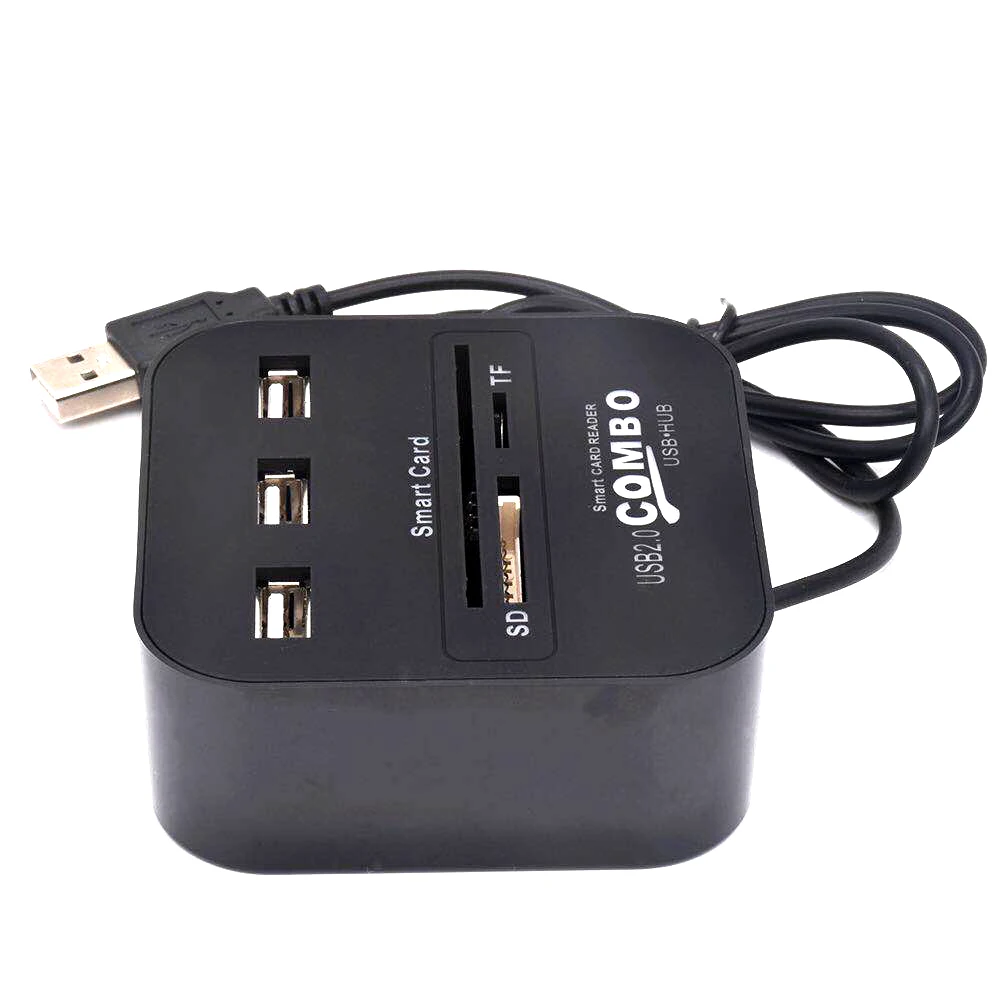 UTHAI X03 todo en 1 USB SIM lector de tarjetas inteligentes tarjeta bancaria IC/ID EMV SD TF 3USB Hub MMC USB-CCID ISO 7816 CACDNI EATM IC SIM SD TF - imagen 5