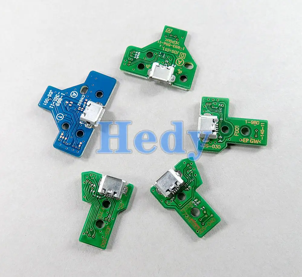 2 uds JDS 001 011 030 040 050 para Playstation 4 controlador puerto de placa de carga USB para PS4 JDS030 JDS001 JDS011 JDS040 JDS050 - imagen 2