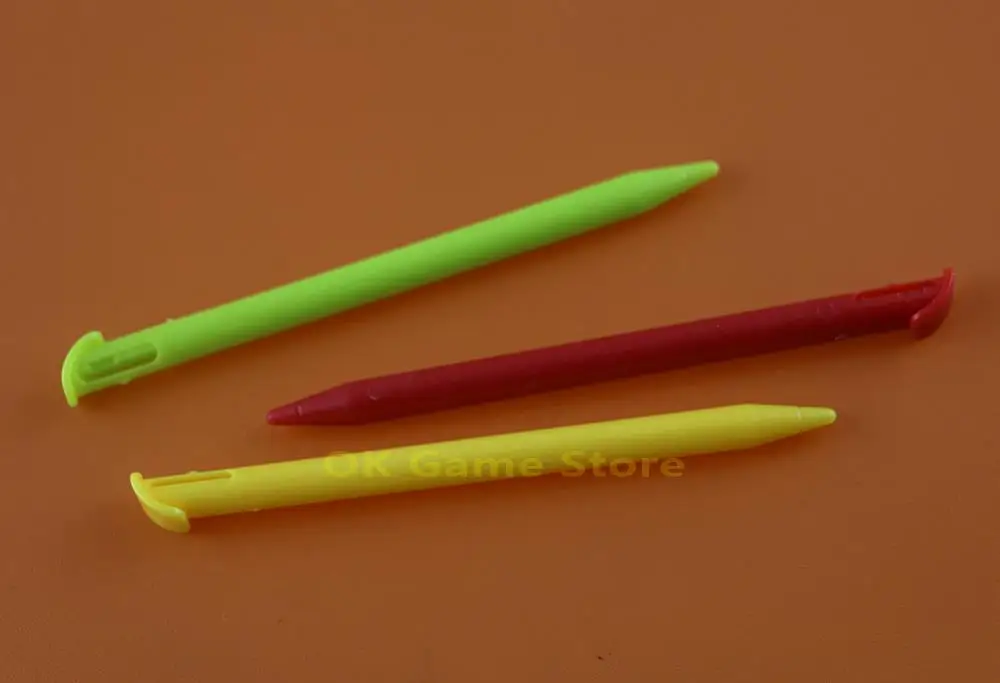 Lápiz óptico de plástico para pantalla táctil, alta calidad, varios colores, 3dsxl, 3dsll, nuevo, 3DS, XL, LL, 10 Uds./lote - imagen 5