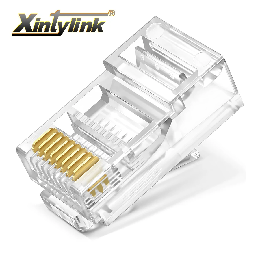 Conector RJ45 UTP Cat5e – 8P8C Modular Ethernet Sin Blindaje