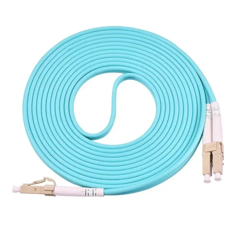 Cables de conexión de fibra óptica dúplex OM4 SC-SC-LC-LC-FC-FC-ST-ST multimodo 2,0mm 3,0mm 2 núcleos puente de fibra óptica ftth parche plomo IL - imagen 4