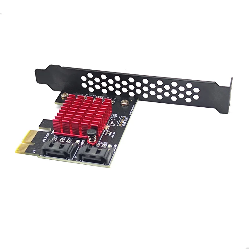 Chia Mining-adaptador SATA PCI e de 2 puertos, tarjeta de expansión SATA 3,0 a PCIe x1, convertidor SATA3.0 PCIe PCI-e, Chip JMB 582, tarjetas adicionales - imagen 5