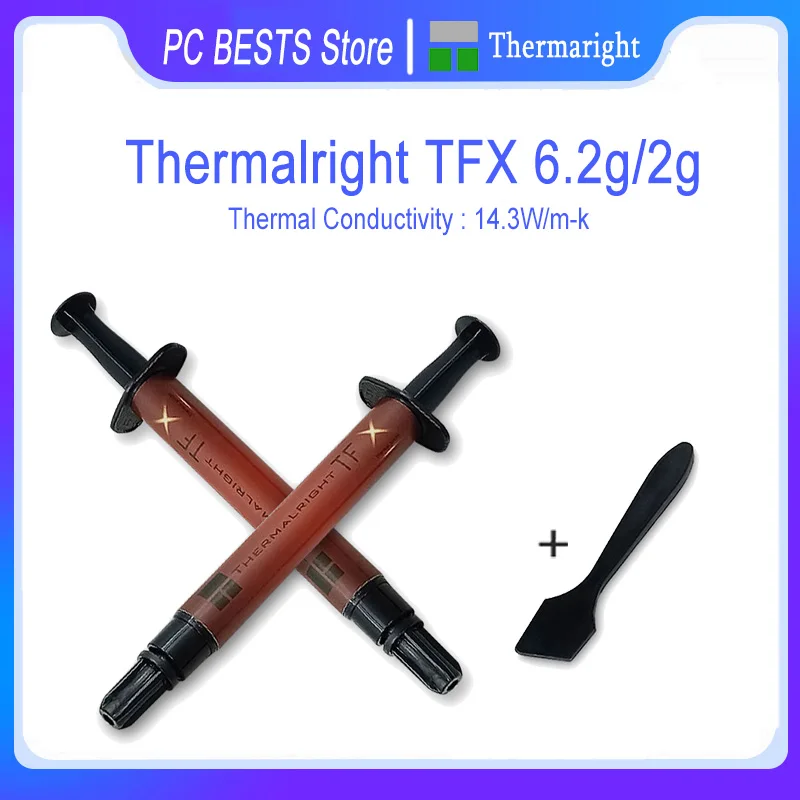 Thermalright-grasa térmica TFX para ordenador de escritorio, 14,3 W, disipación del calor, de silicona
