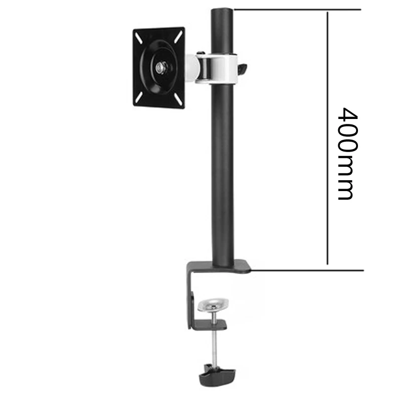 DL-T500-140 base de abrazadera giratoria pivotante soporte de acero para monitor de ordenador individual soporte de montaje para monitor lcd soporte de escritorio para ordenador