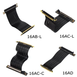 Cable Extensión PCIe 3.0 x16 90 Grados Flexible para Tarjeta Gráfica