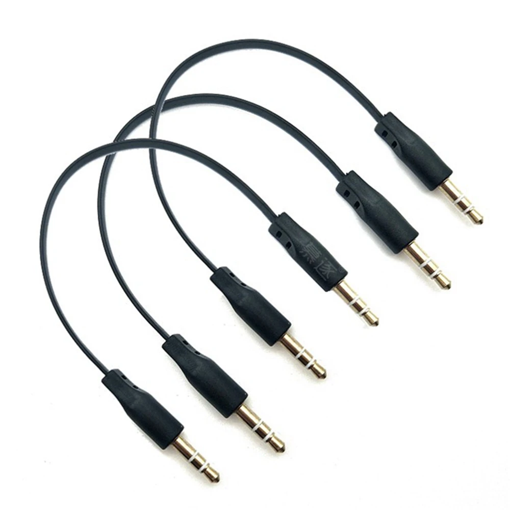 Flache kurze linie 3,5mm drei-level audio rechtwinklig revolución weibliche adaptador kopfhörer stecker 90 grad ellenbogen L-typ v - imagen 3