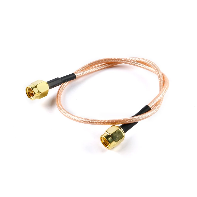 1 Uds SMA macho a SMA macho conector RF Cable de extensión Pigtail RG316 Cable de puente coaxial 15/30/50/100CM entrega rápida - imagen 2