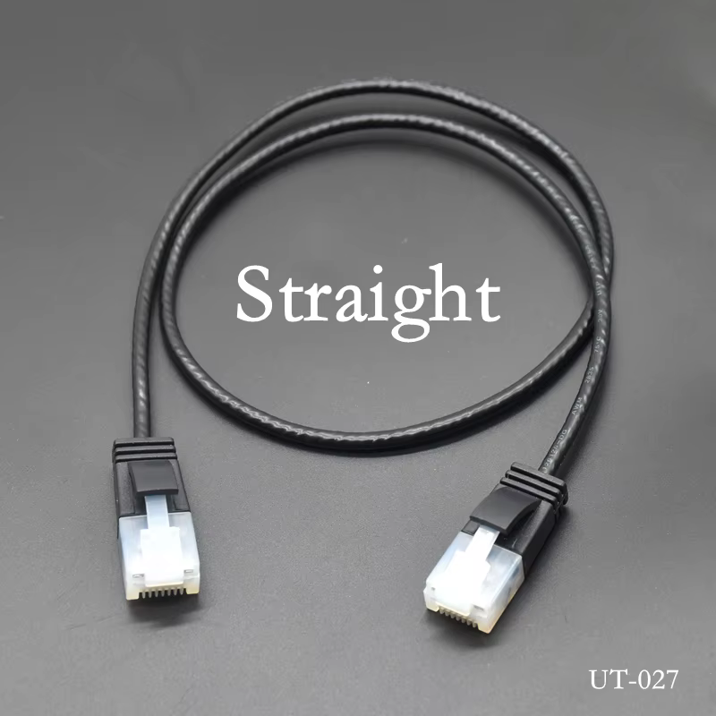Cable Ethernet Cat6 RJ45 90º Plano UTP – Gigabit Alta Velocidad