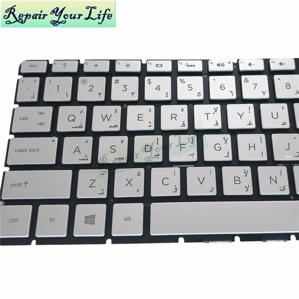 Teclado retroiluminado azerty francés árabe para HP ENVY X360 15M 15-BP BP000 15-BS 15-BW 15-CK 15-CB 250 G6 9z. Ne1bq. F0a NSK-XDFBQ - imagen 5