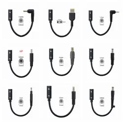 Adaptador USB-C a DC Universal para Portátil – 4 Conectores Incluidos