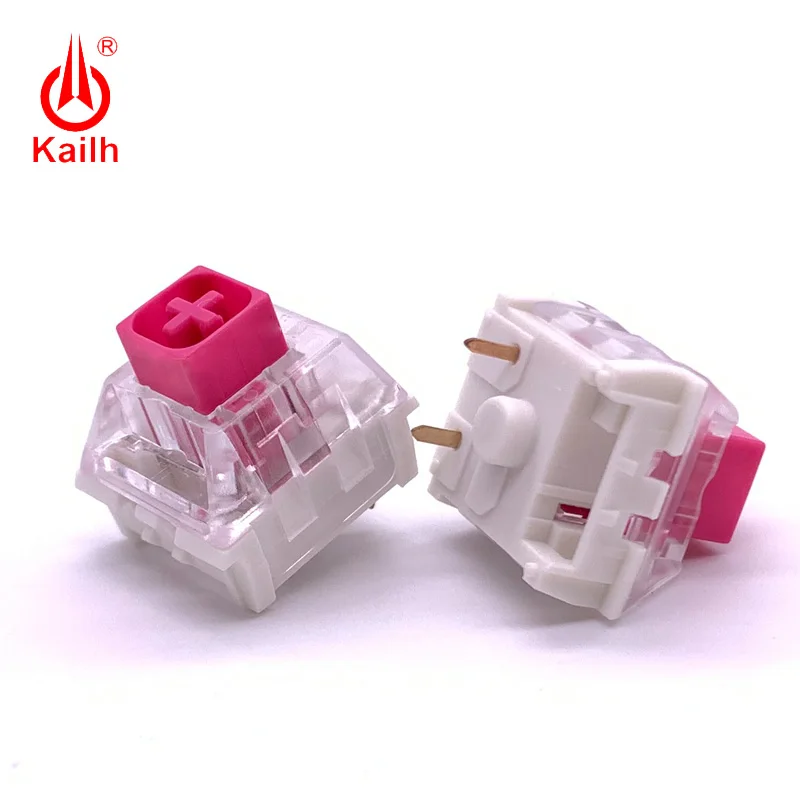 Kailh Box Pinks Switch Diy Teclado mecánico RGB/SMD Clicky Switch 3PINS