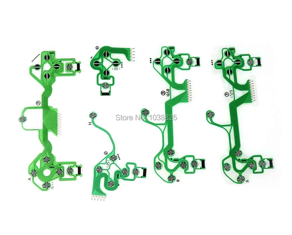 Placa de circuito de cinta de botón de repuesto de 40 Uds para PS4 Pro Slim verde azul película conductora JDS-001 JDS-030 JDS-040 JDS-050