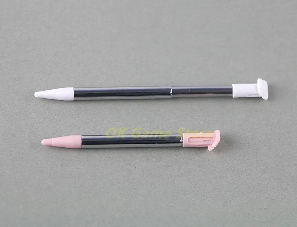 2 unids/lote lápiz óptico telescópico de Metal para pantalla táctil para Nintendo nuevo 2DS LL XL lápiz de pantalla táctil de Metal para nuevo 2dsxl 2dsll - imagen 4