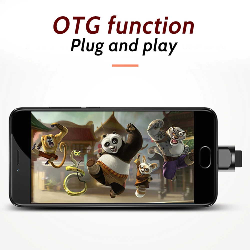 Lector de tarjetas Micro Usb OTG TF tipo C a micro-sd, adaptador TF, Mini lector de tarjetas de memoria inteligente para teléfono inteligente, portátil, conector Usb C - imagen 3