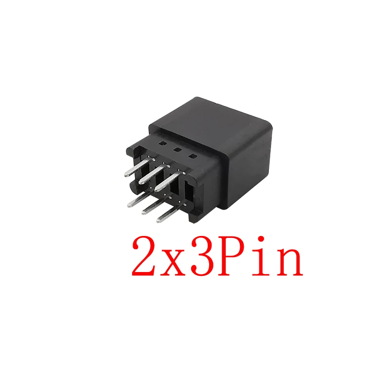 Ranura para conector de tarjeta de borde, 5 uds., paso de 2,54mm, 2x3P/4/5/6/7/8/10/11/12/13/15/18/20/30/36/49 pines, enchufe PCB a través de agujeros - imagen 2