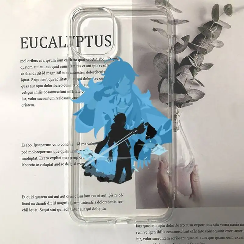 Funda de impacto Kaeya Genshin para iPhone, 11, 12, 13, mini pro, XS MAX, 8, 7, 6, 6S Plus, X, 5S, SE, 2020, XR - imagen 2