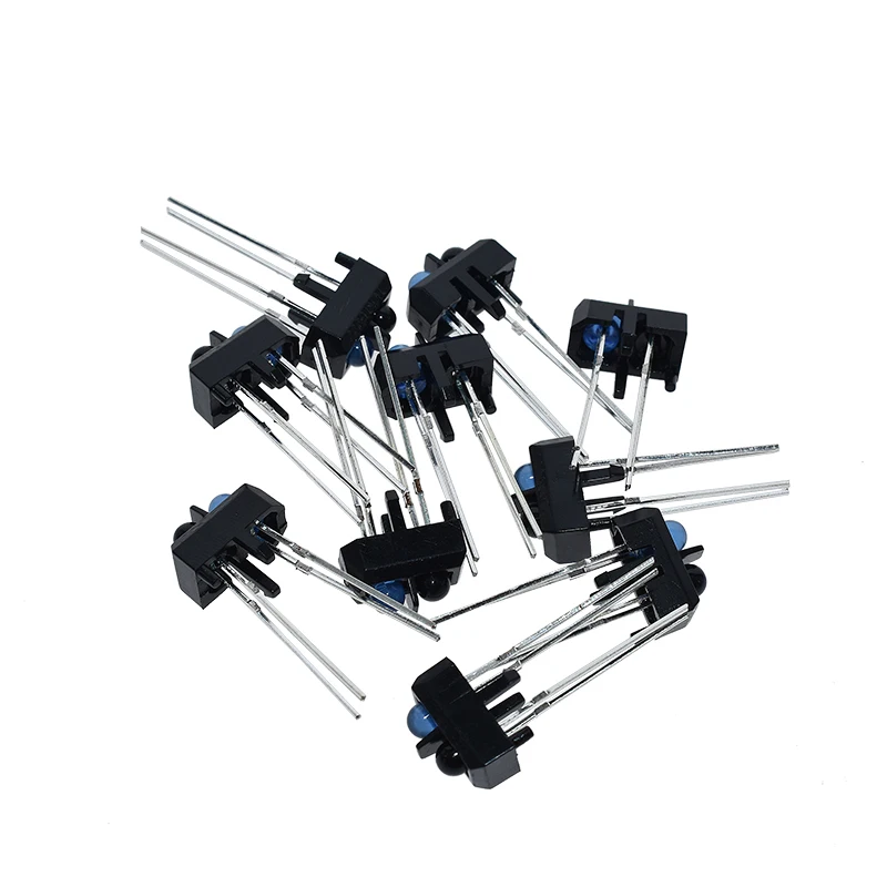 Interruptor fotoeléctrico infrarrojo, Sensor óptico reflectante, 10 piezas, TCRT5000L, TCRT5000