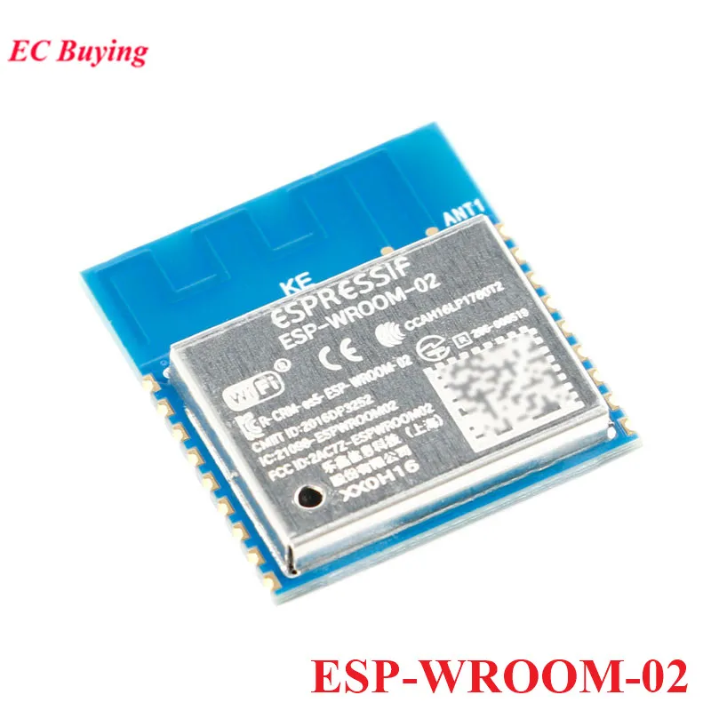 ESP-WROOM-02 ESP-WROOM-02D ESP-WROOM-02U 2MB 4MB Flash ESP8266 ESP WROOM 02 02D 02U WiFi MCU módulo inalámbrico ESP8266EX - imagen 3