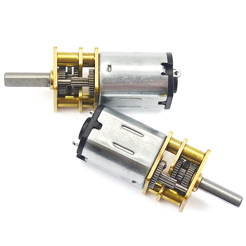 DC MOTORS-Motorreductor de metal con ruedas dentadas, mini micro motor con engranajes dc, 3V/ 6V/ 12V/, N20, velocidad 15/30/50/60/100/200/300/500/1000RPM - imagen 3