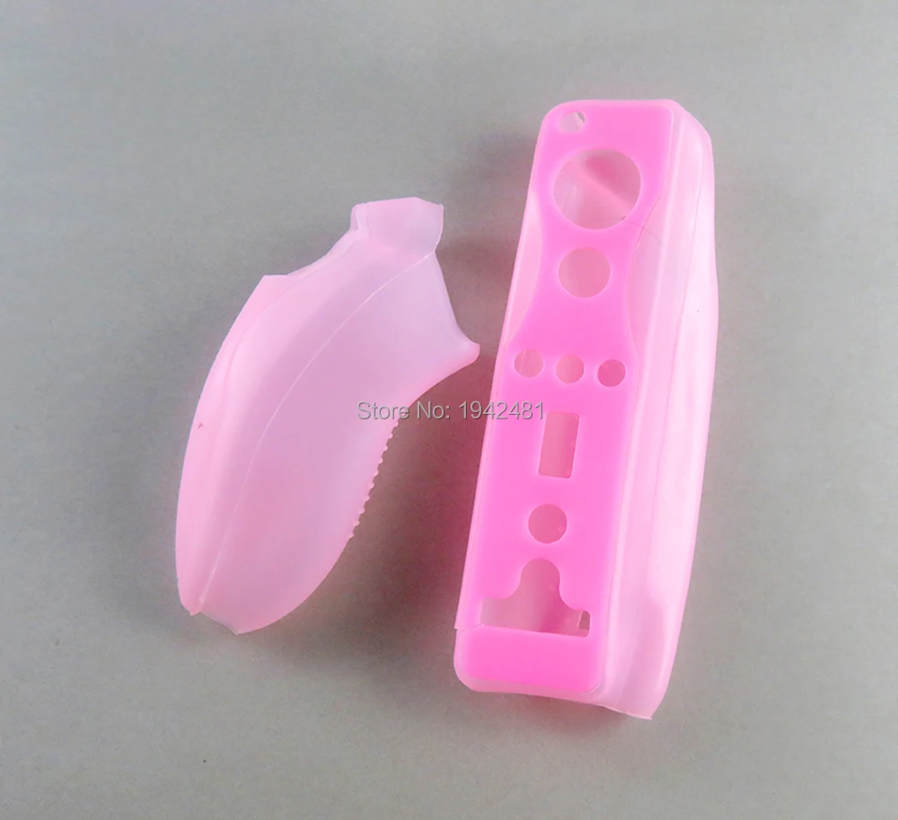 20 juegos para controlador de juego Wii funda de silicona suave funda protectora para mando a distancia Wii