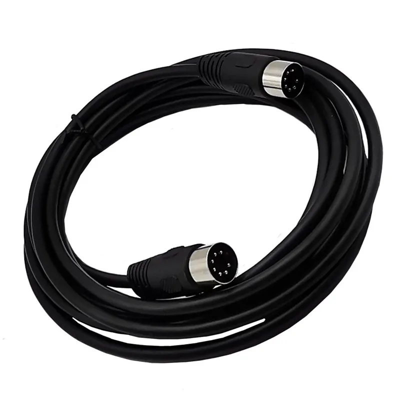 Cable Midi Din de 7 pines, Cable de interfaz de controlador macho a macho, 1M, 1,5 M, 3M - imagen 5