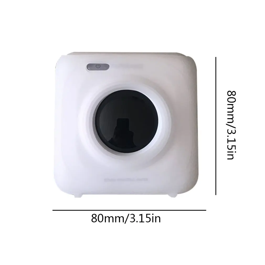 Una cámara blanca con una lente negra