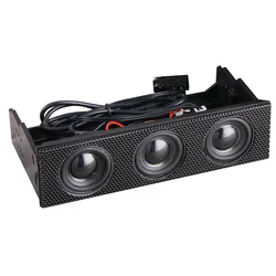 Altavoz PC 2.1 con Micrófono – 5,25″ Panel Frontal 9 Pines