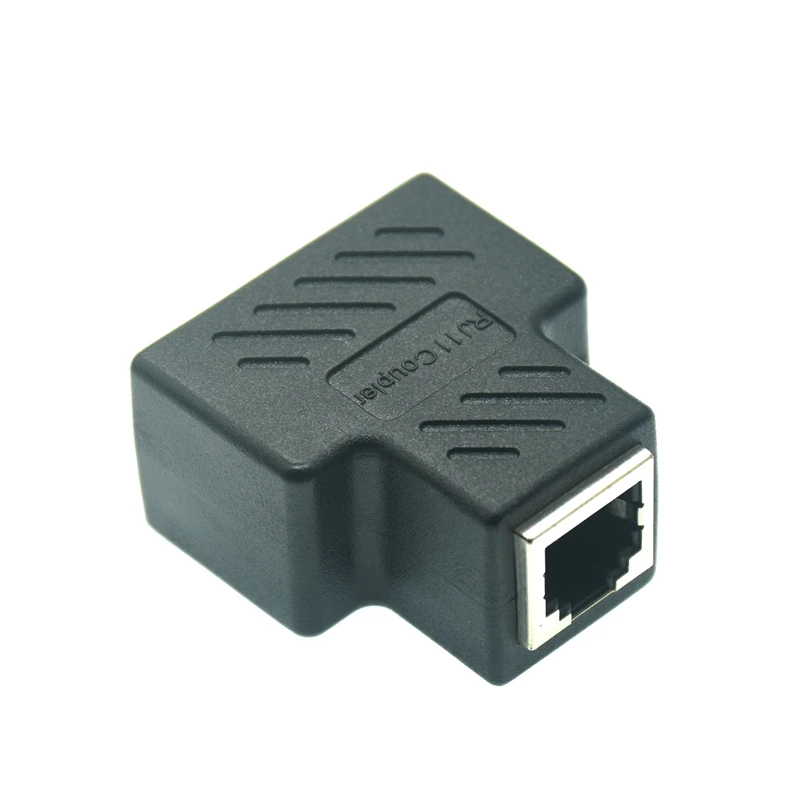 1 Uds caliente RJ11 6P6C 6P4C 6P2C hembra a hembra 1 a 2 adaptador divisor PCB conexión salida adaptador de Cable telefónico - imagen 5