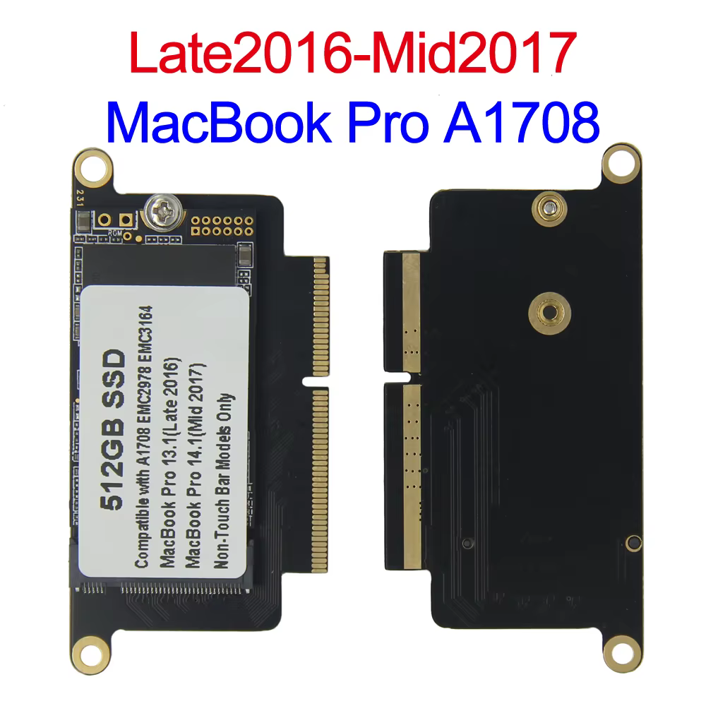 Disco SSD NVMe para MacBook Pro Retina 2016-2017 A1708