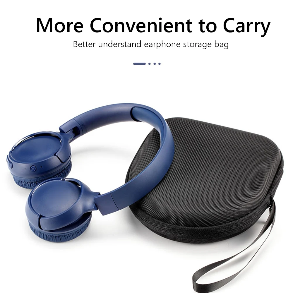 Funda de EVA dura para auriculares, cubierta de Estuche de transporte de viaje para auriculares inalámbricos JBL TUNE 510BT, bolso de almacenamiento de casco portátil - imagen 2