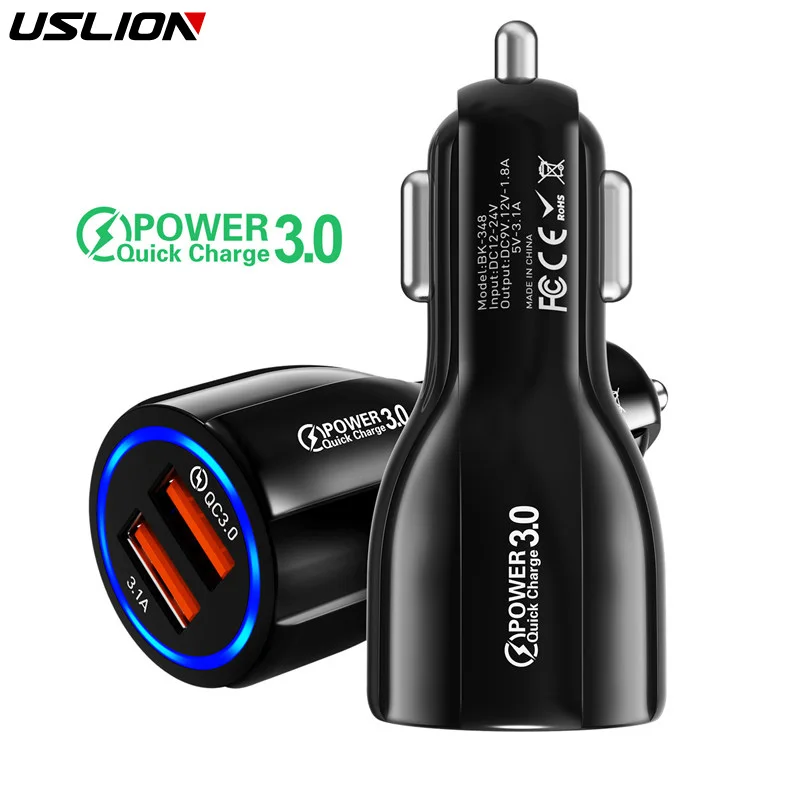 Cargador USB Coche USLION - Vista principal del producto